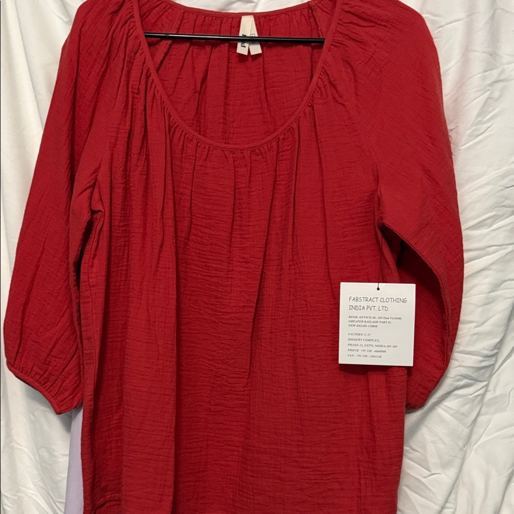 Pact Women's Scarlet Blouse